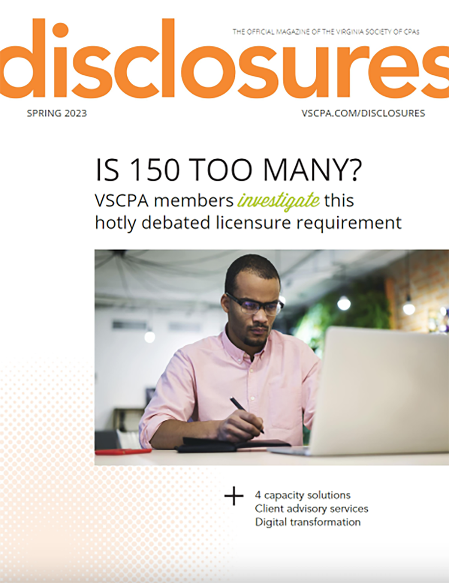 VSCPA Disclosures Spring 2023 - Keiter Benefits article - Virginia CPA firm