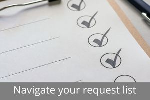 Keiter HubSync Navigate Your Request List
